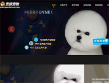 Tablet Screenshot of peerkennel.com
